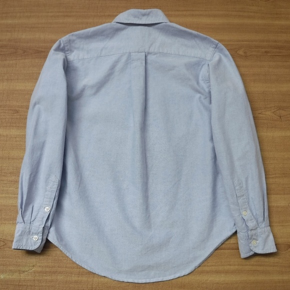 Ralph Lauren Blue Button Down Pony Logo Shirt - Picture 3 of 10